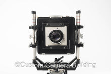 Load image into Gallery viewer, Graflex Crown or Speed Graphic Pacemaker 4x5 lens board to Cambo adapter