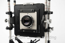 Load image into Gallery viewer, Graflex Crown or Speed Graphic Pacemaker 4x5 lens board to Cambo adapter