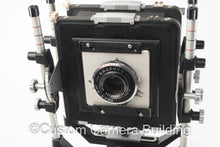 Load image into Gallery viewer, Graflex Crown or Speed Graphic Pacemaker 4x5 lens board to Cambo adapter