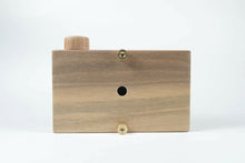 Load image into Gallery viewer, Pinhole camera 6x6 - Walnut + BONUS 35mm to 120 adapter
