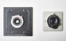 Load image into Gallery viewer, Graflex Crown or Speed Graphic Pacemaker 4x5 lens board to Sinar adapter