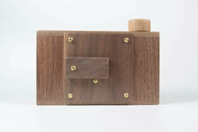 Load image into Gallery viewer, Pinhole camera 6x6 - Walnut + BONUS 35mm to 120 adapter
