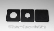 Load image into Gallery viewer, 2x3 Pacemaker Graflex Crown or Speed Graphic lens board - COPAL, COMPUR, Custom