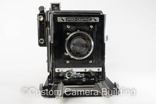 Load image into Gallery viewer, 2x3 Graflex Graphic Speed or Crown to 4x5 (type C) 4x4" lens board adapter