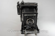 Load image into Gallery viewer, 2x3 Graflex Graphic Speed or Crown to 4x5 (type C) 4x4" lens board adapter