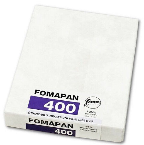 Foma Fomapan 400 4x5 film, 50 sheets