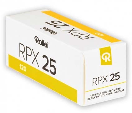 Rollei RPX 25 film - 120
