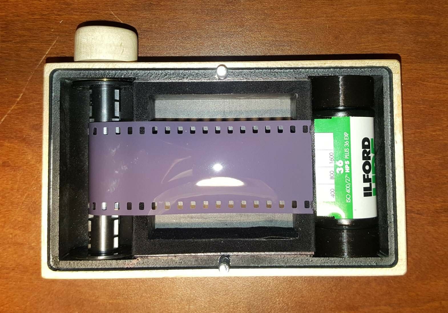 Pinhole Camera 6x6 Cherry includes BONUS 35mm to 120 adapter