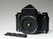 Load image into Gallery viewer, Pentax 67 / 6x7 pinhole shift / rotator cap with interchangeable pinhole inserts
