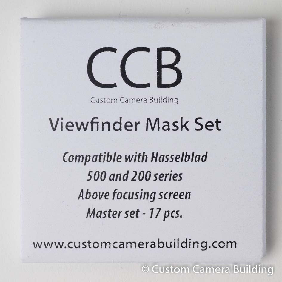 Hasselblad viewfinder mask set - Above or bellow screen