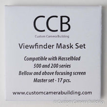 Load image into Gallery viewer, Hasselblad viewfinder mask set - Above or bellow screen
